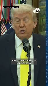 In remarks highlighting urban crime, President Donald Trump said San  Francisco—once a “great city” but now “a mess”—should be a priority in  future federal anti-crime efforts, arguing it can still be restored