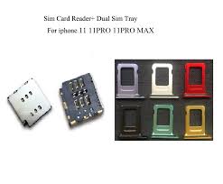 And remember, physical dual sims are for mainland china and its territories, like hong kong and macau. 10set Lot New Dual Sim Card Reader Dual Sim Tray For Iphone 11 11pro Max Colors Buy Cheap In An Online Store With Delivery Price Comparison Specifications Photos And Customer Reviews