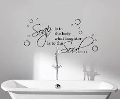 large soap soul quote bathroom wall art vinyl decal sticker 17 colours available silver wall art desire bathroom wall art wall art quotes vinyl wall art
