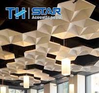Factory Direct Supply of New High-Density Polyester Fiber Star  Sound-Absorbing Ceiling