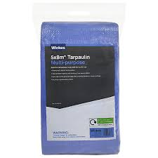 Today, tarps are commonly made of plastics such as polyethylene. Wickes Multi Purpose Tarpaulin 5 X 8m Wickes Co Uk