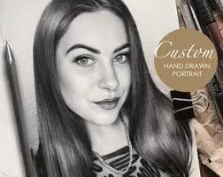 Custom Portrait Drawing From Photo, Personalized Art