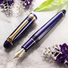 One has a stainless steel long cap with black enameled grid pattern that looks like a parker 75 ciselé. Sailor 1911 Standard Mid Size Profit Color Fountain Pen Dark Blue Fountain Pen Ink Refill Pen