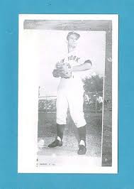 Leon Cater Vintage Baseball Postcard (Yankees)