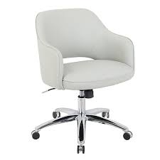 Global Renwick Faux Leather Office Chair Fog Gray 10143 2 At Staples Home Office Chairs Leather Office Chair Office Chair