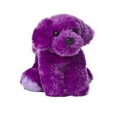 Precious Pup The Stuffed Purple Puppy Mini Flopsie By Aurora At Stuffed Safari Purple Plush Dog Dog Stuffed Animal