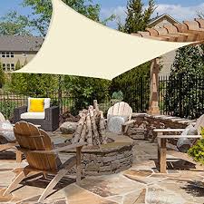 Shop with afterpay on eligible items. Greenbay Sun Sail Shade Canopy Awning For Outdoor Patio Garden 4mx4m Square In Cream Buy Online In Dominica At Dominica Desertcart Com Productid 68534949