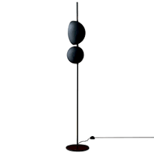 Superluna is also available as a table and wall lamp. Oluce Floor Lamp Superluna Brass Black Rod Metal Myareadesign Com