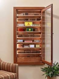 Premium 550 In Wall Humidor Cigar Room Cigar Lounge Decor Cigar Lounge Man Cave