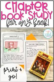 Chapter Book Study Reading Response Sheets For Any Book For Distance Learning Book Study Novel Study Activities Chapter Books