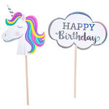 Click here to watch the video on youtube. Unicorn Birthday Cupcake Toppers Hobby Lobby 1517069