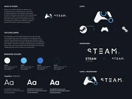 Download steam logo vector in svg format. Steam Rebranding Designs Themes Templates And Downloadable Graphic Elements On Dribbble