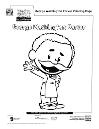 He invented over 100 products using the southern peanut crop! George Washington Carver Coloring Page Kids Pbs Kids For Parents