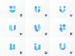 U Logo Design Logo Design People Education Logo Design Blue Logo Design