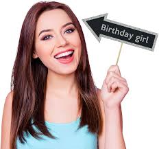 Set di 30 cartellini per selfie con scritta "Sweet 16 Birthday", colore blu  e argento, per 16° festa e decorazioni, 16° Bday disegni con vero glitter