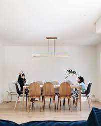 Defined By Its Crisp Clean Design And Straight Lines The Essence Linear Pendant Ligh Beautiful Dining Rooms Dining Room Lighting Pendant Lighting Dining Room