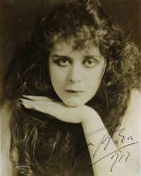 Silent Screen Vamp Theda Bara Photo Signed