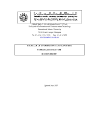 How iu calculates your grades. Structure Of Bit At Iium Computer Programming Information Technology