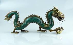 Der drache symbolisiert reichtum und glück. Bronze Drache Asia Art Shop