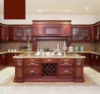 Good Quality Solid Wood Lacquer Finish American Standard Kitchen Cabinet