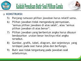 Contoh soal pilihan ganda dan essay visual basic. Pengembangan Butir Soal Ppt Download
