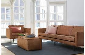 Weitere ideen zu sofa cognac, sofa, wohnzimmer design. Bepurehome Sofa 2 5 Sitzer Rodeo Recyceltes Leder Cognac Braun Orangehaus