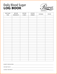 New Blood Glucose Log Sheets Konoplja Co