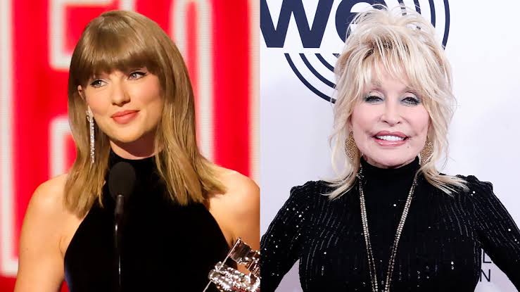 Taylor Swift Dedicates Video of the Year Award to 'Ultimate Showgirl' Dolly Parton at MTV VMAs 2026 | Just Jared - Celebrity News, Entertainment News & Photos