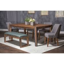 In the brooklyn dining room of actress keri russell and her husband shane deary, wire chairs from abc carpet & home surround a pine table. Aico Brooklyn Walk 6pc Dining Table Set In Burnt Umber By Dining Rooms Outlet