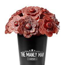 Bake beef in the preheated oven until dry and leathery, 3 to 4 hours. Gift The Special Man In Your Life A Beef Jerky Bouquet From The Manly Man Co She Scribes