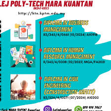 Berikut dikongsikan senarai kampus kptm termasuk program yang ditawarkan mengikut kampus. Kolej Poly Tech Mara Kptm Kuantan Posts Facebook