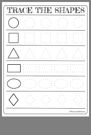 Free Printable Shapes Worksheets For Toddlers And Preschoolers Shape Worksheets For Preschool Tracing Worksheets Preschool Preschool Tracing