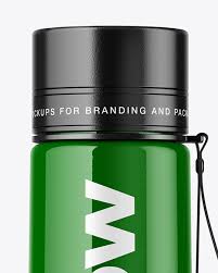 Download Glossy Sport Bottle Mockup In Bottle Mockups On Yellow Images Object Mockups PSD Mockup Templates