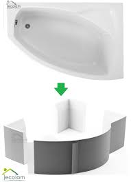 Cidlina badewanne 150x105x45cm, ohne füße, rechts 229,00 €/stück. Badewanne Eckwanne Frida 150x90 Cm Rechts Ecolam