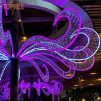 Holiday Event Street City Decor 3D LED Motif Light - Flower ...