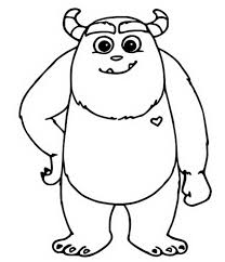 Click the sulley coloring pages to view printable version or color it online compatible with ipad and android tablets. Coloring Page Monsters At Work Sulley 4
