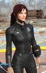 Nora Customized From Fallout 4 In Black Vault Suit Fallout Cosplay Full Body Suit Fallout Art