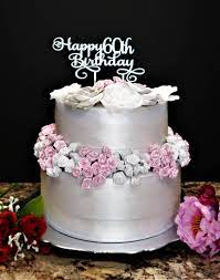 As you know that age topper cake is considered special. Happy 60th Birthday Cake Topper Kobasic Creations