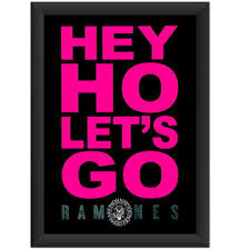 Quadro Ramones Hey Ho Lets Go Punk Rock Banda 45x60 Cm No Elo7 Luck Decoracoes Aa44d3
