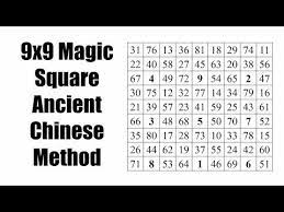 Make A 9x9 Magic Square Learn The Ancient Chinese Algorithm Lo Shu Square Youtube Magic Squares Algorithm Math Genius