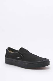 Black And Grey Slip On Vans Junior Vans Classic All Black Slip On Trainers Black Slip Ons Black Slip On Trainers Vans Slip On Black