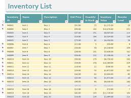 Inventory List Templates Inventory Management Templates Spreadsheet Business Excel Spreadsheets