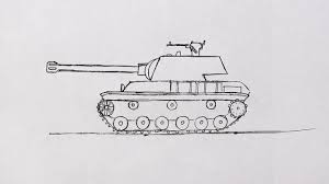This is a pencil sketch of an american soldier from call of duty world at war. How To Draw A Tank Simple Ww2 Youtube