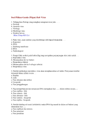 1) jumlah sel anak yang dihasilkan 2) tempat berlangsungnya pembelahan 3) jumlah kromosom sel anak Soal Materi Genetik Pilgan Jawabanku Id