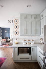 To ensure the space doesn't look too wacky, white. Kitchen Cabinet Color Sincerely Sara D Home Decor Diy Projects