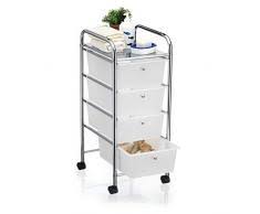 Meuble, cuisine, électroménager, décoration conforama. Lyrlody Etroit Meuble De Rangement Mobile Tour De Rangement Meuble Rangement Wc Sur Roulettes Meuble De Salle De Bain Avec 2 Tiroirs Et 2 Paniers Pour Cuisine Salle De Bain Garage Largeur