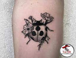 Best lady bug tattoo designs and pictures: Black And White Ladybug Tattoos In 2021 Lady Bug Tattoo Bird Tattoos Arm Tattoos