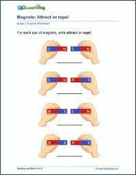 Homeschool curriculum 3rd grade math: Magnets Worksheets K5 Learning