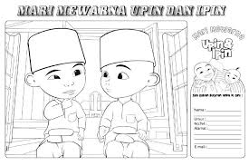 Entdecke rezepte, einrichtungsideen, stilinterpretationen und andere ideen zum ausprobieren. Contoh Gambar Mewarnai Upin Ipin Mewarnai Gambar