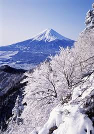 Mt Fuji The Sacred Fuji In Winter As A View From Moutain Peak Ad Sacred Fuji Mt Fuji Moutain Ad Mount Fuji Japan Fuji Japanese Nature